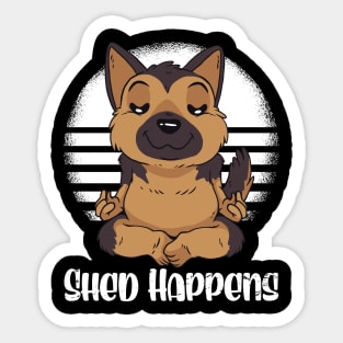 german shepherd Sticker